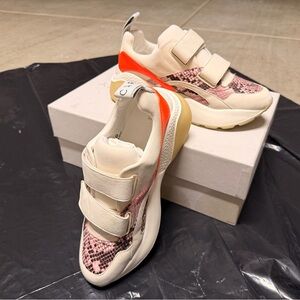Stella McCarthy Sneakers with Pink and Orange Design